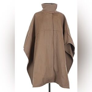 H&M Tan Cape Jacket with Funnel Neck - xs